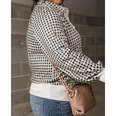 REDUCED!!!  Kella Black PLUS SIZE Two Tone Contrast Collared Pullover Sweatshirt REDUCED!!!