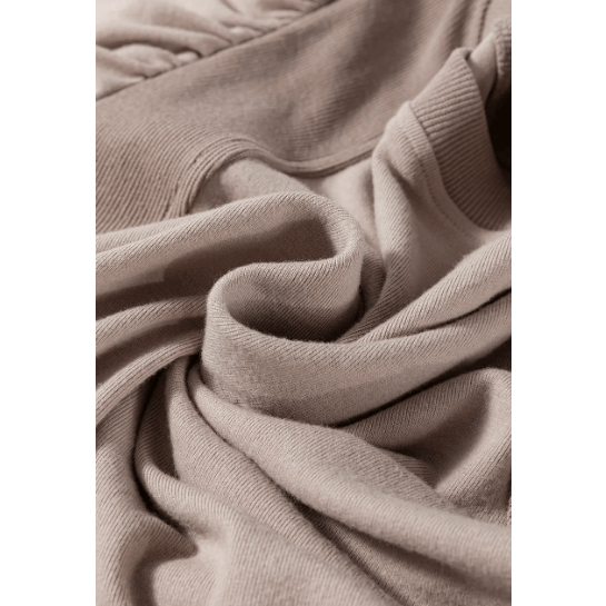 Karrie Half Lantern Sleeve Solid Colour Pullover Top