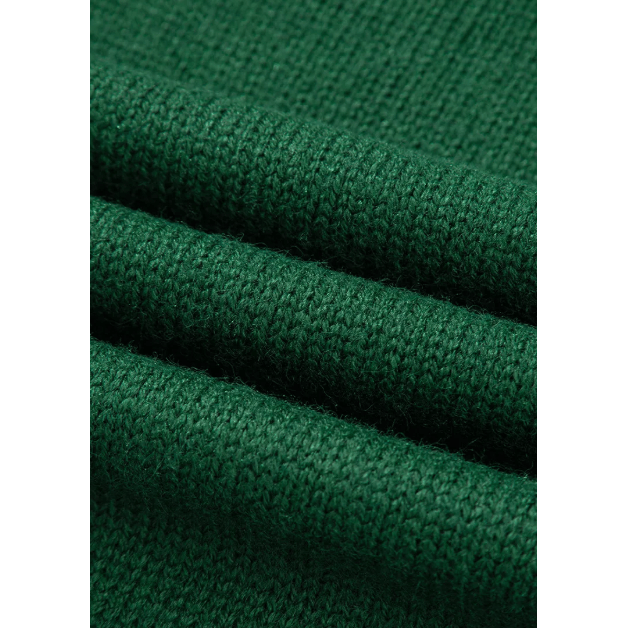 Debra Evergreen Raglan Sleeve Crew Neck Sweater