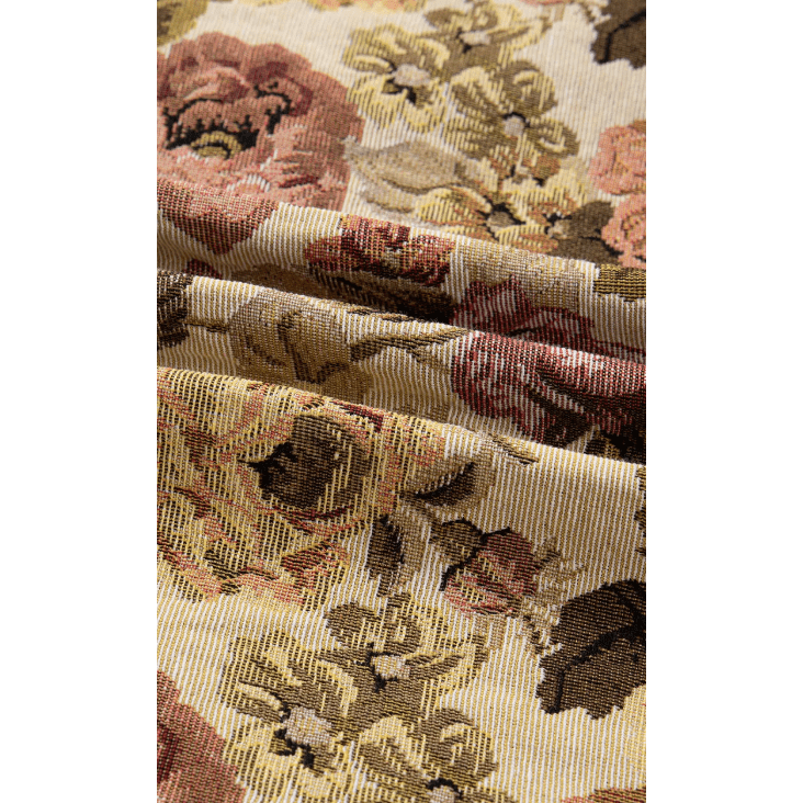 Lilyanne Khaki Floral Waffle Knit Patchwork Chest Pockets Buttoned Jacket