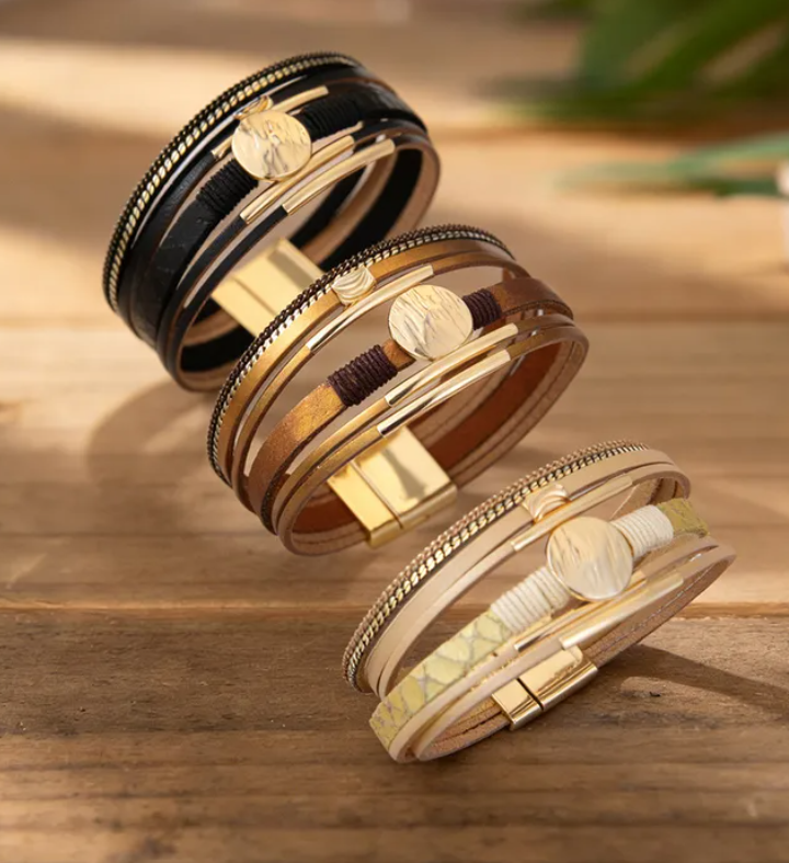 Multi‑Layer Wrap Bracelet - 3 Colors