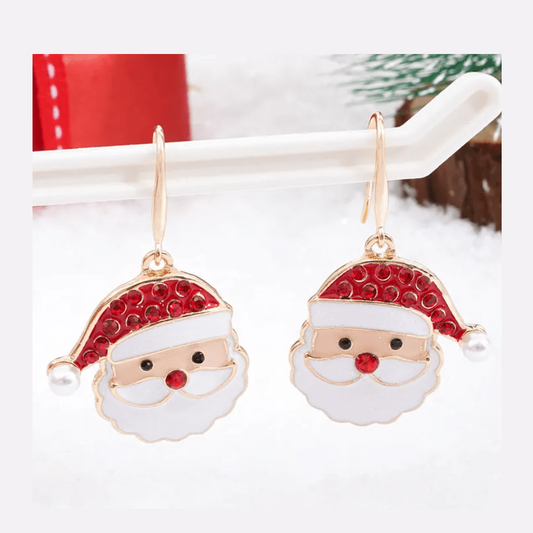 Santa Claus Drop Earrings
