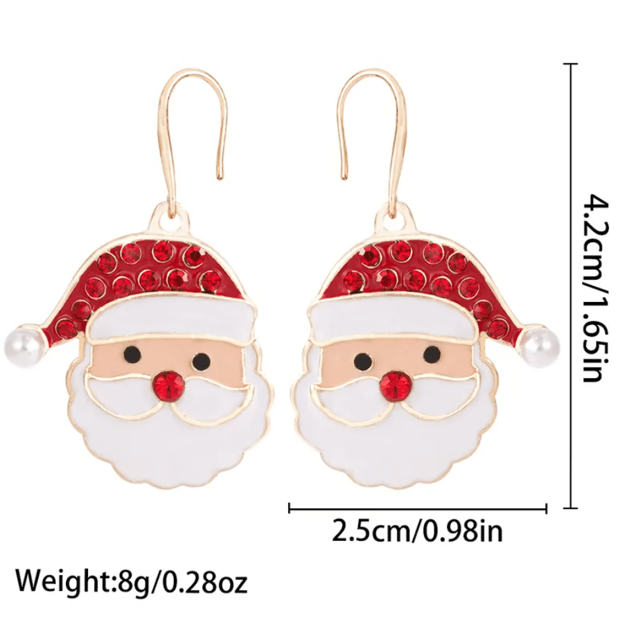 Santa Claus Drop Earrings