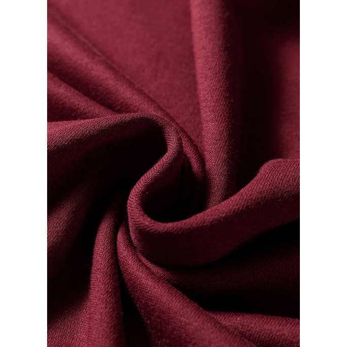 Maroon Varsity Striped Detail Drop Shoulder Oversized Sweatshirt