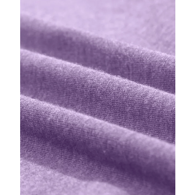 RTS Flossy Purple Contrast Print Striped Raglan Long Sleeve Loose Top