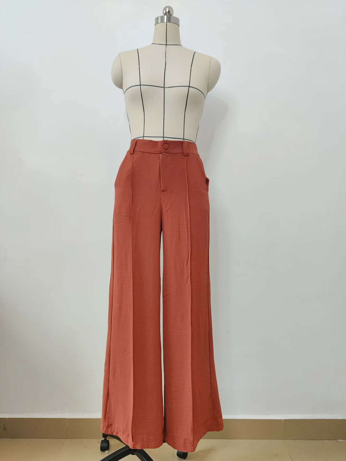 Allie Wide Leg Elastic Waist Trousers