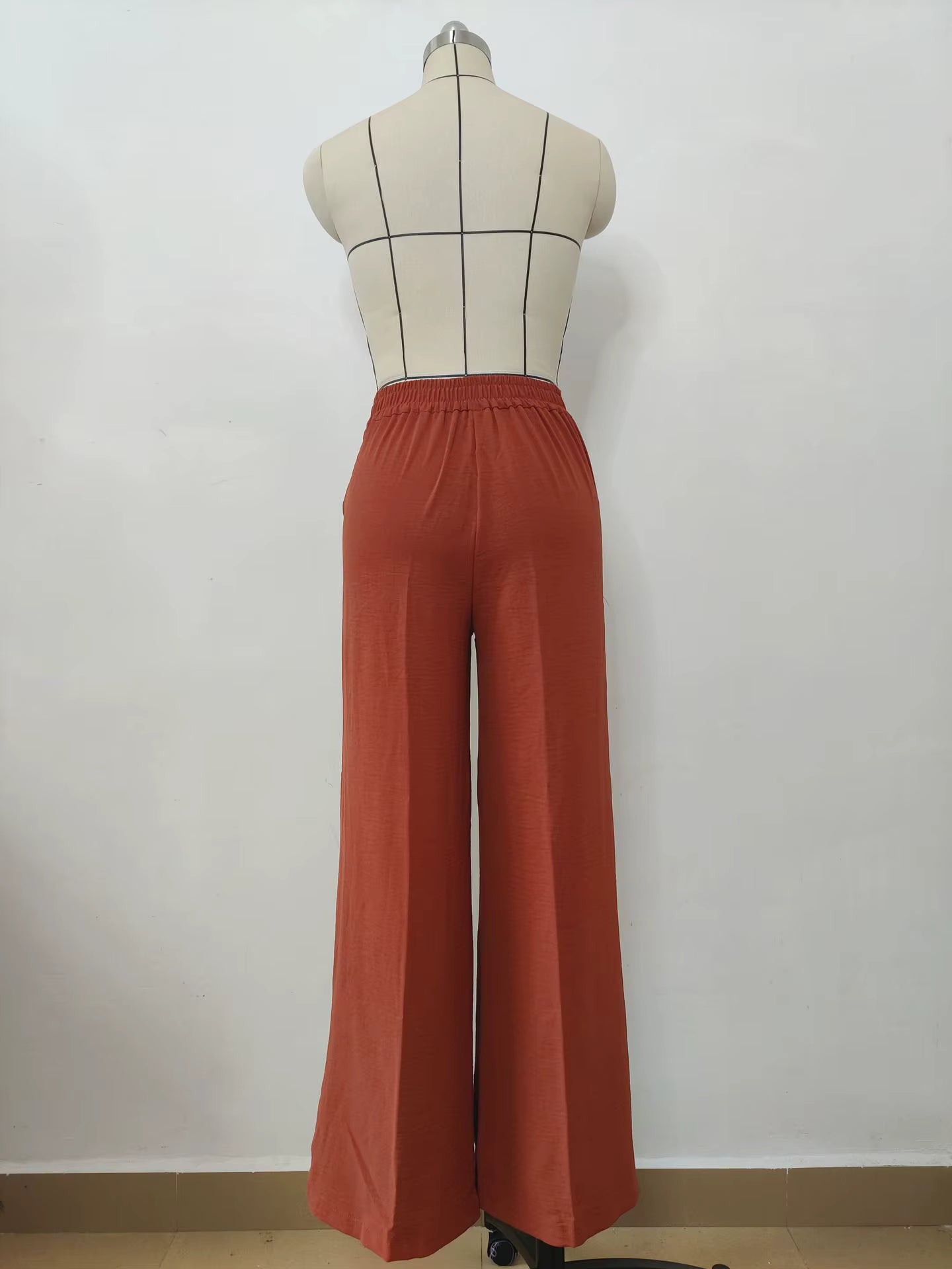 Allie Wide Leg Elastic Waist Trousers