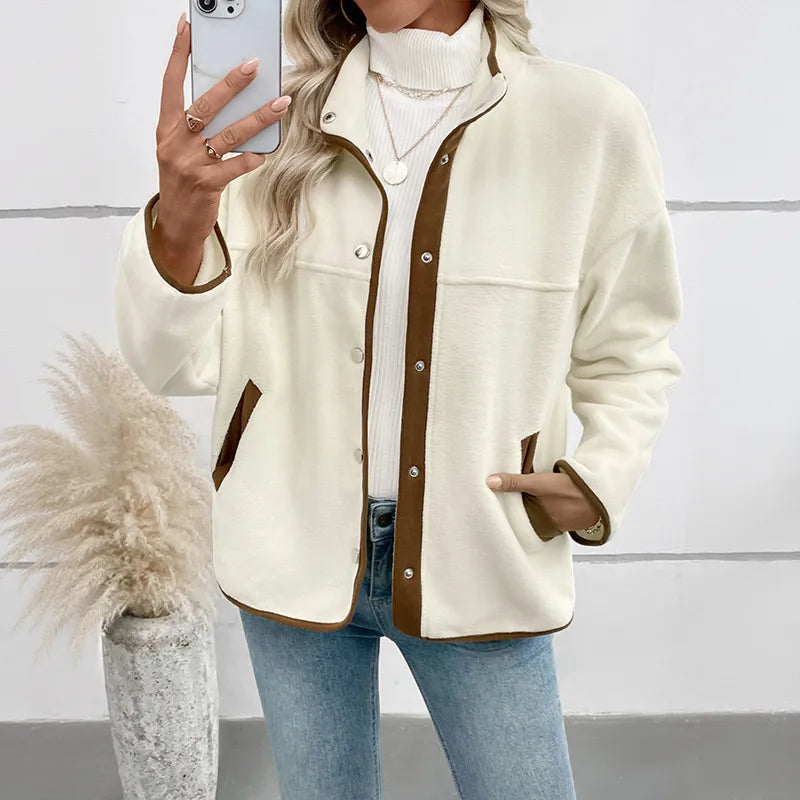 Bev Fleece Standup Collar Jacket