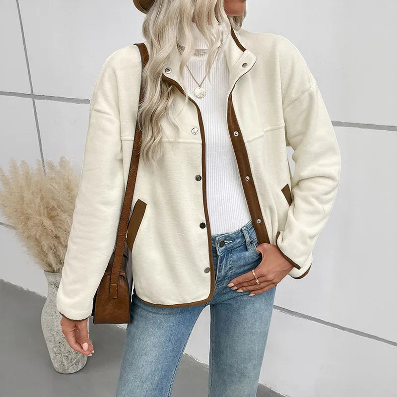 Bev Fleece Standup Collar Jacket