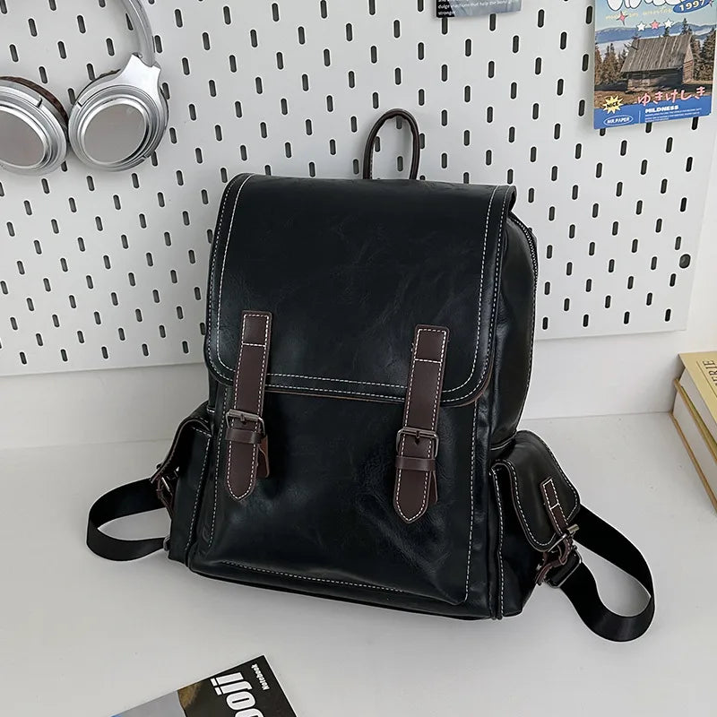 Georgeanne Structured Stitch‑Detail Backpack - 3 Colors