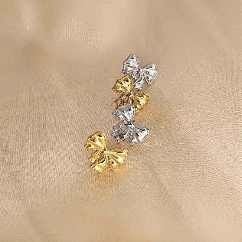 Bow Knot Earrings - 2 Colors