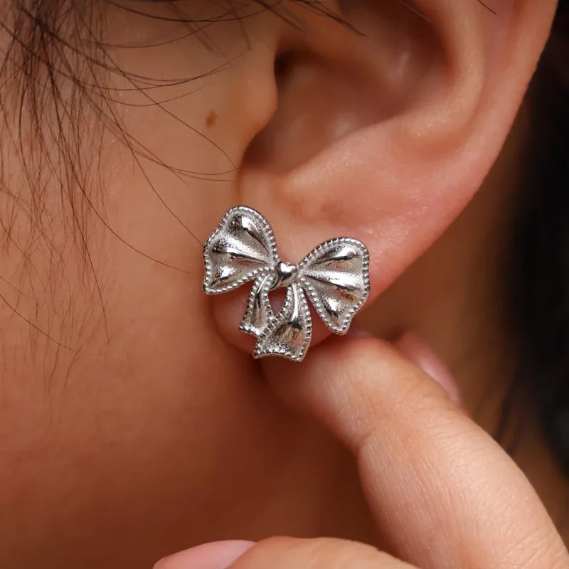 Bow Knot Earrings - 2 Colors