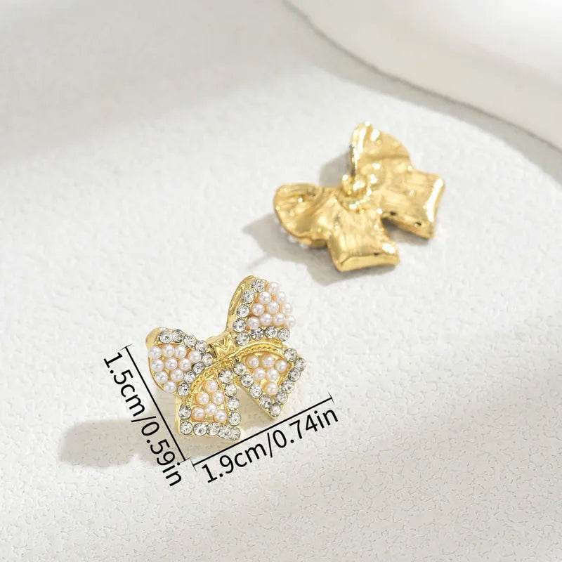 Bow Tie Stud Earrings