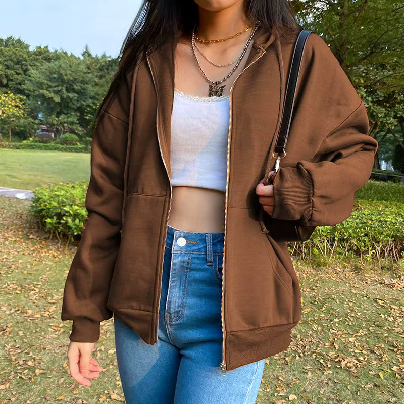 Kipton Coffee Lightweight Zip Up Hoodie