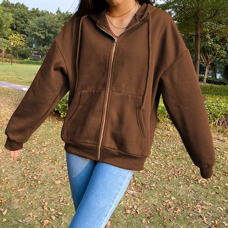 Kipton Coffee Lightweight Zip Up Hoodie