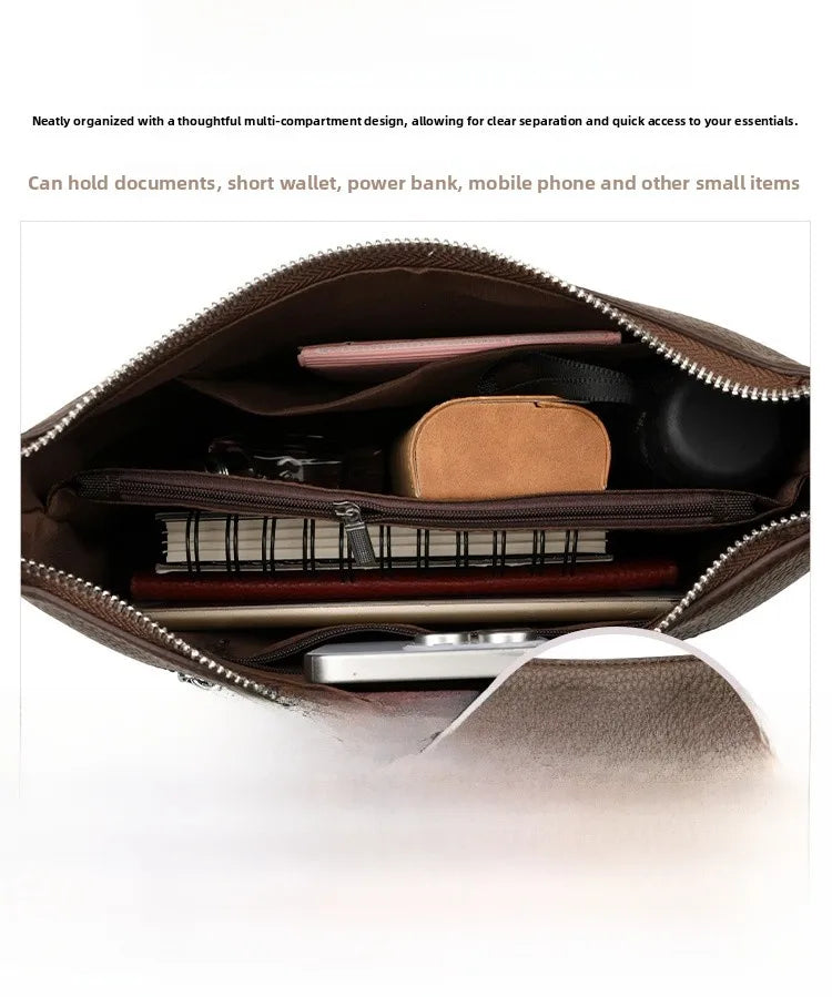 Cyril Pebbled PU Leather Shoulder Bag - 5 Colors