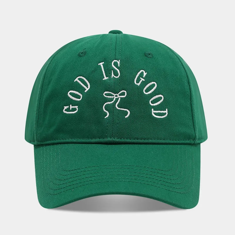 God is Good Embroidered Baseball Cap - 9 Colors