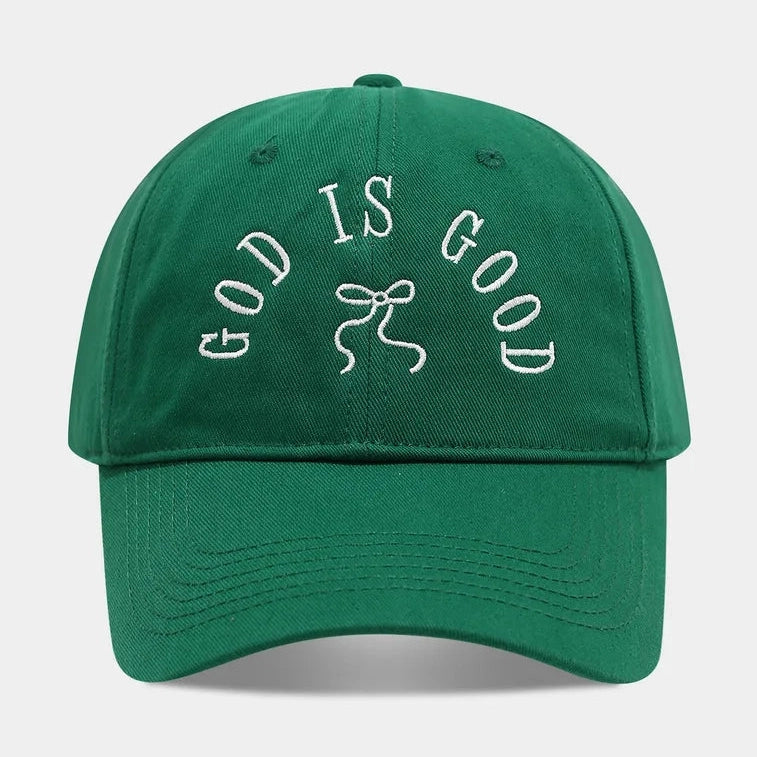 God is Good Embroidered Baseball Cap - 9 Colors