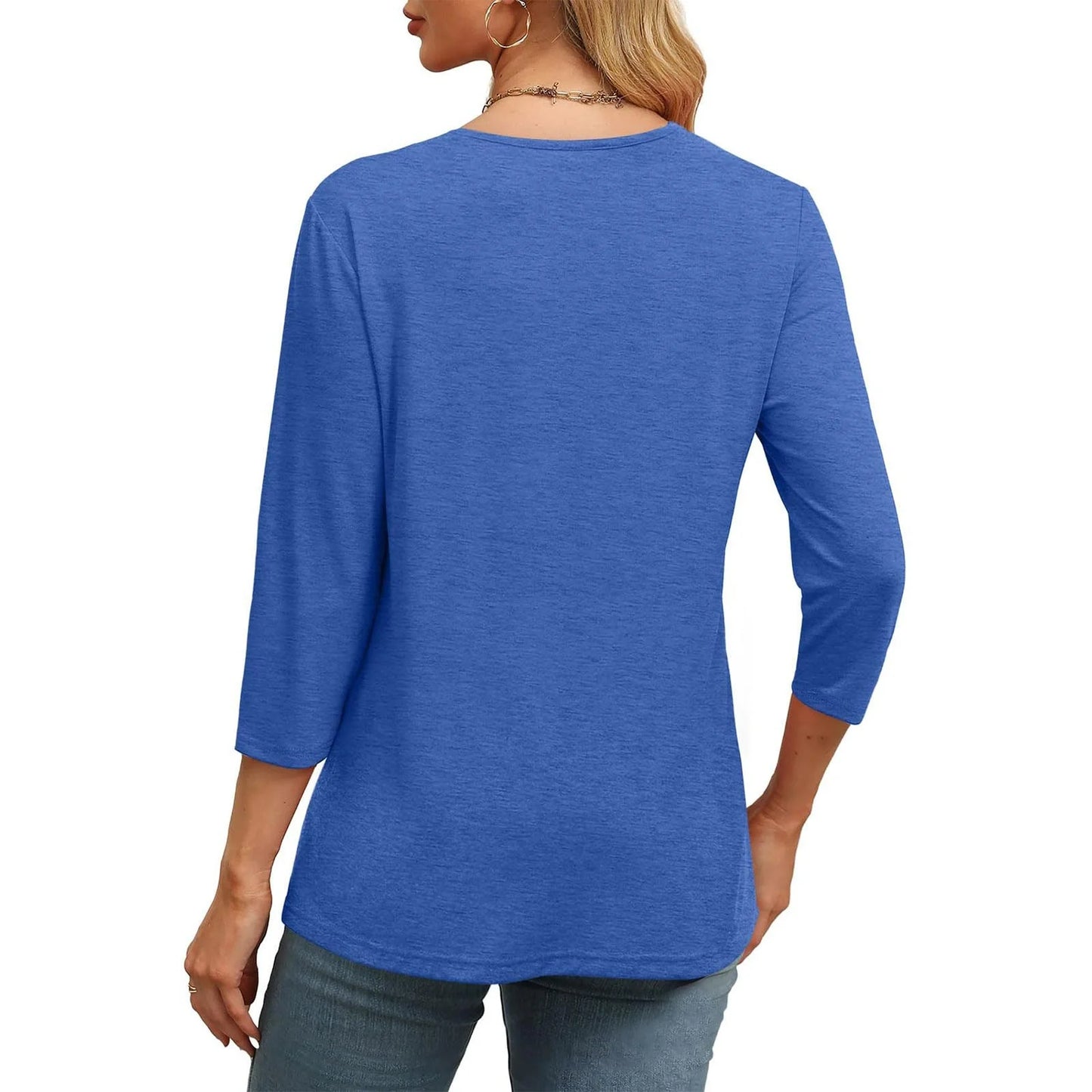 Goldie Blue 3/4 Sleeve Tee Shirt