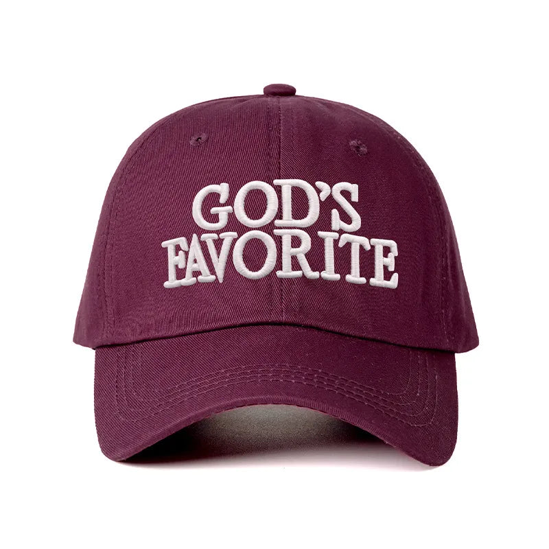 God's Favorite Embroidered Baseball Cap - 6 Colors