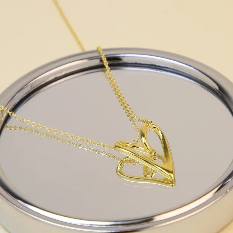 RTS Golden Heart Necklace