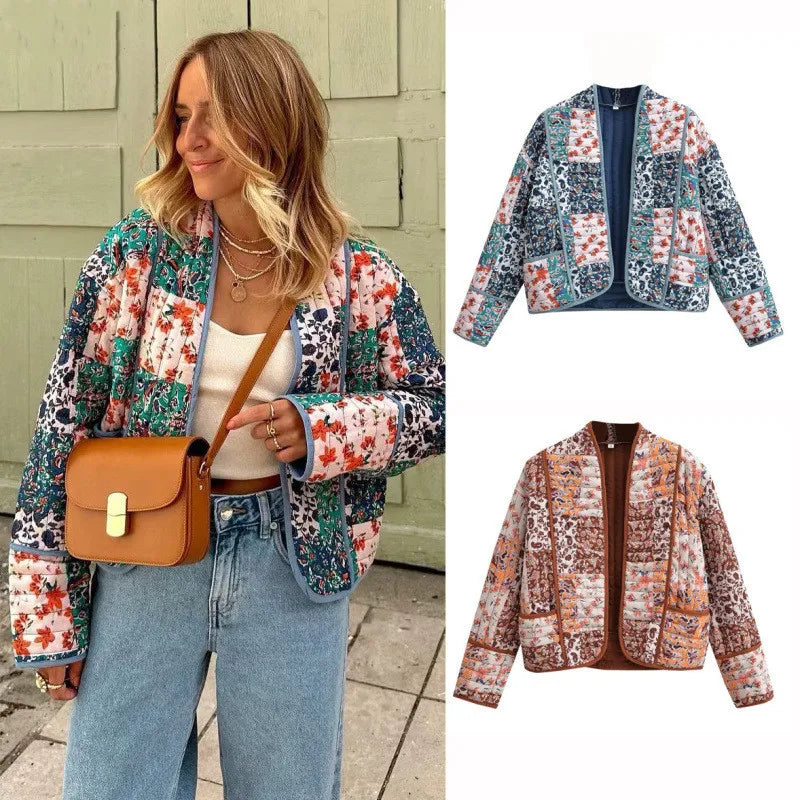 Jasna Floral Quilted Jacket - 2 Colors