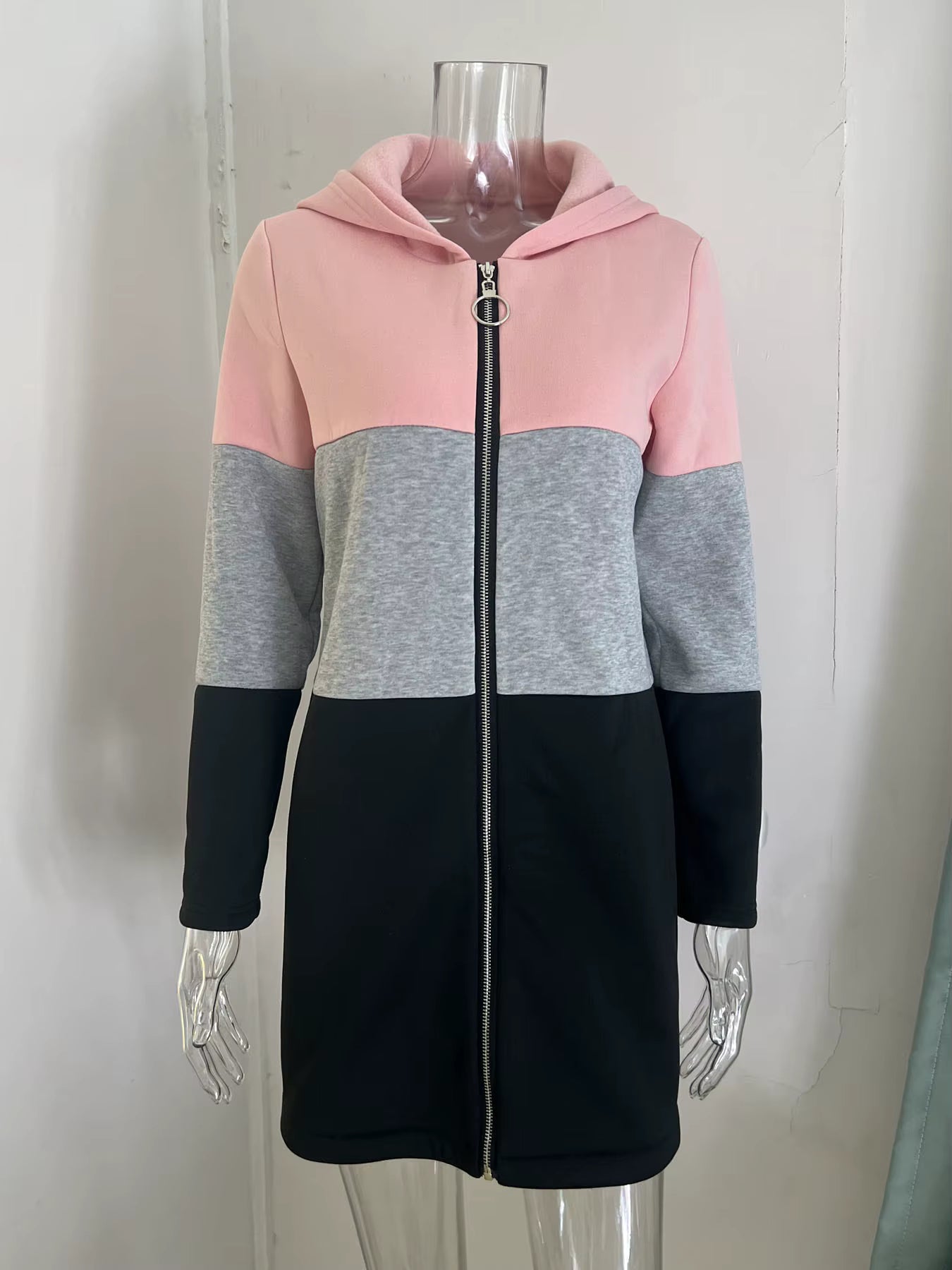 Kenza Three Color Hooded Jacket