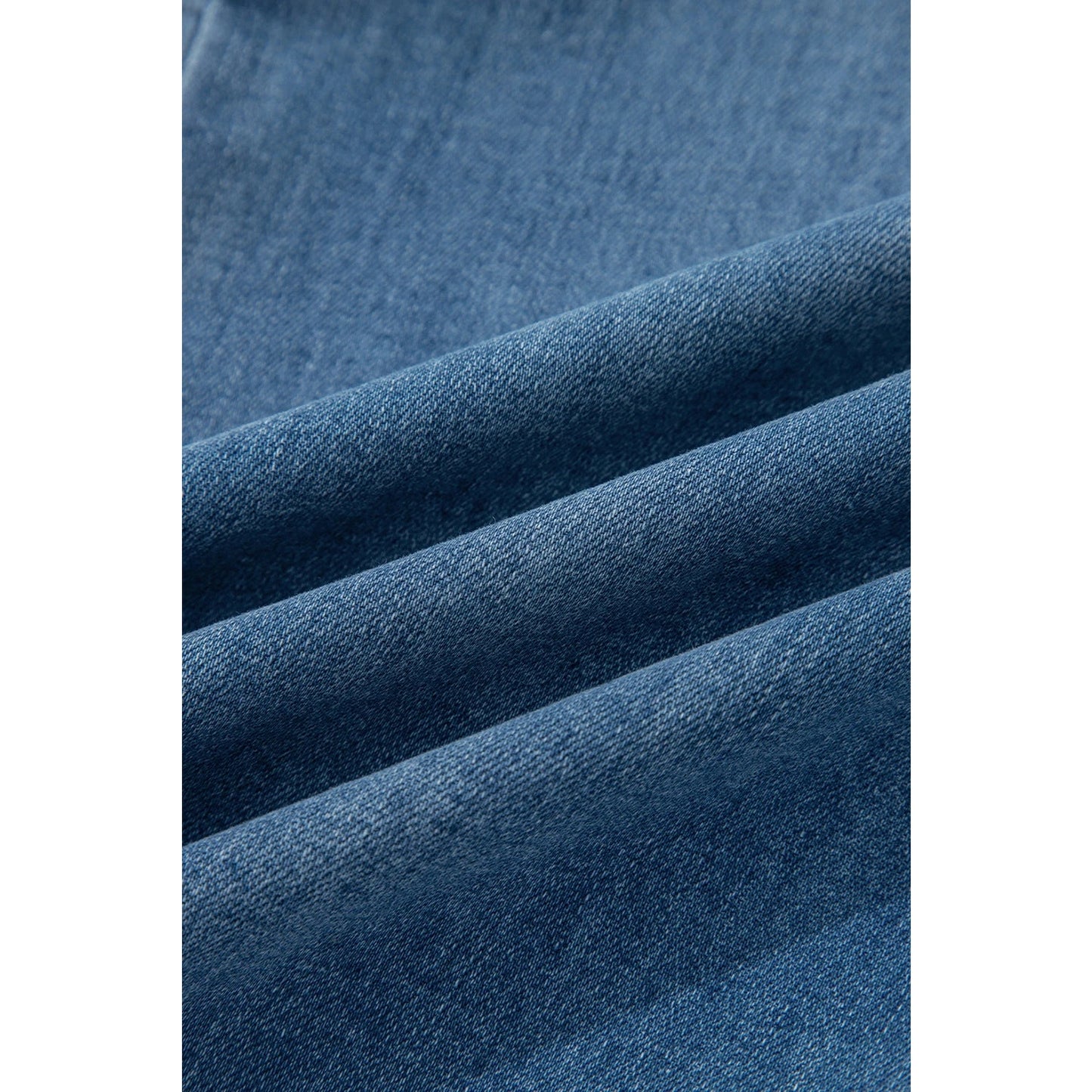 Kilby Multi Buttons High Waist Wide Leg Jeans With Pockets