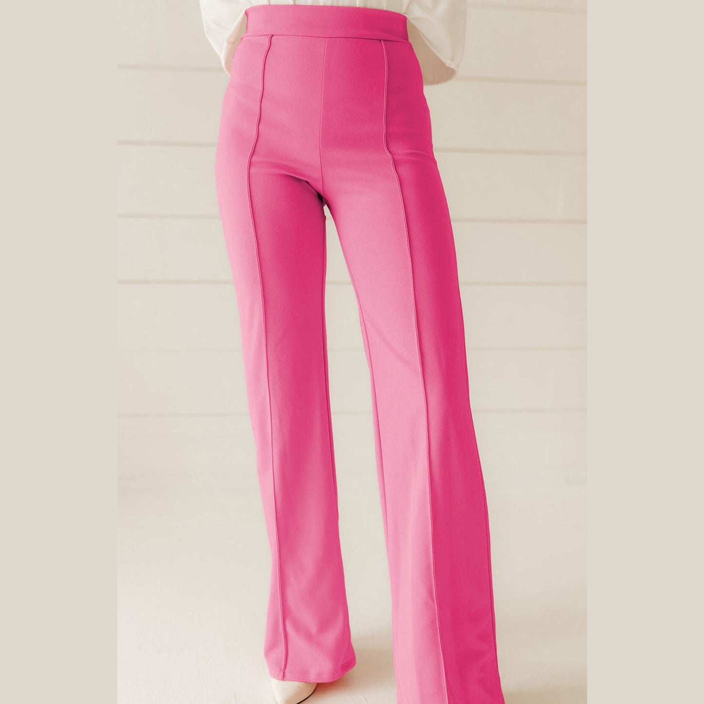 REDUCED!!! Marigold Sachet Pink High Waist Central Seam Flared Pants REDUCED!!!
