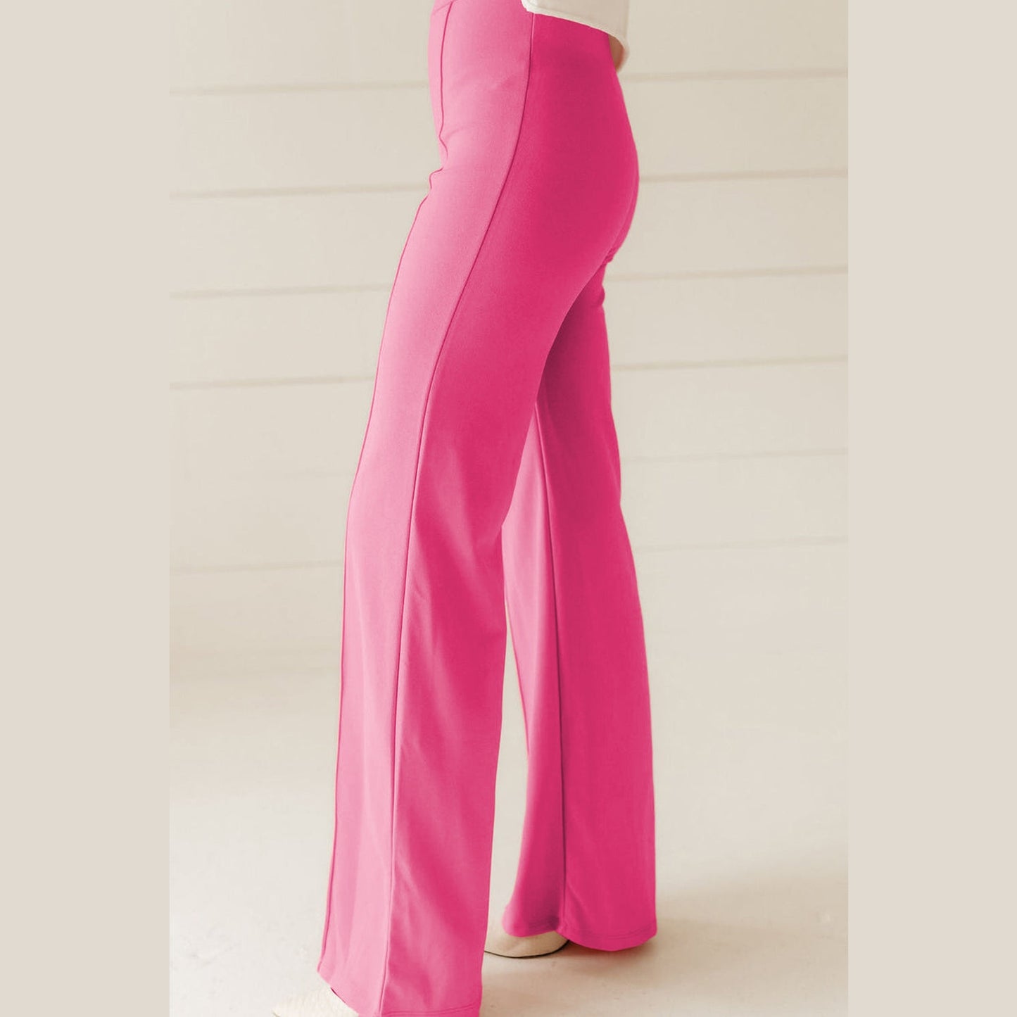 REDUCED!!! Marigold Sachet Pink High Waist Central Seam Flared Pants REDUCED!!!