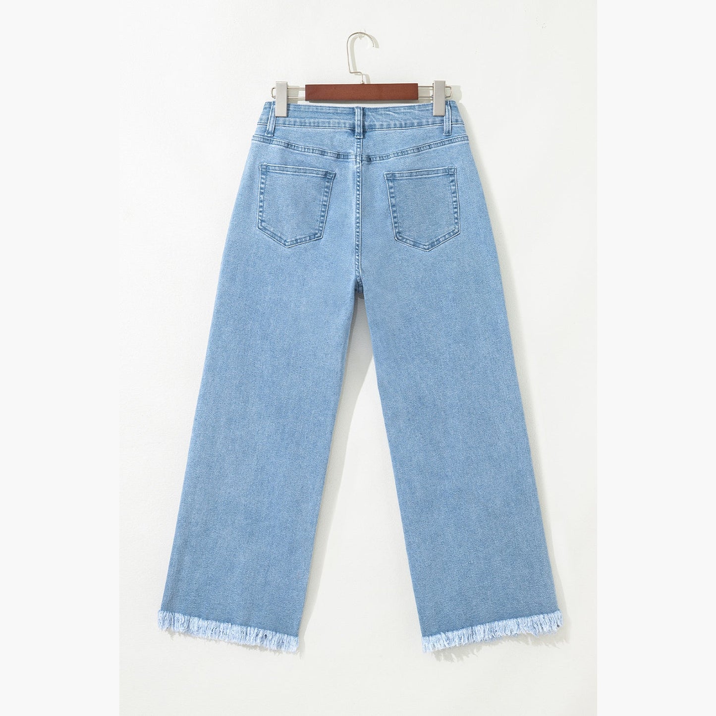 Marinda Acid Washed High Rise Cropped Wide Leg Jeans