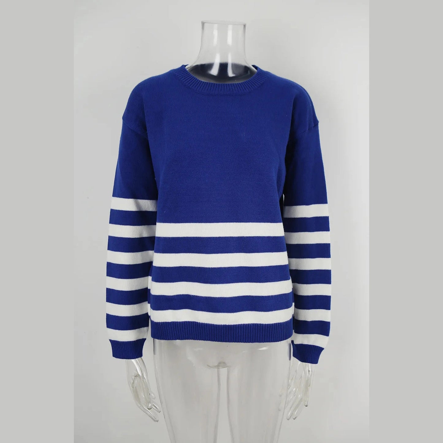 Shania Striped Drop Shoulder Sweater - 3 Colors