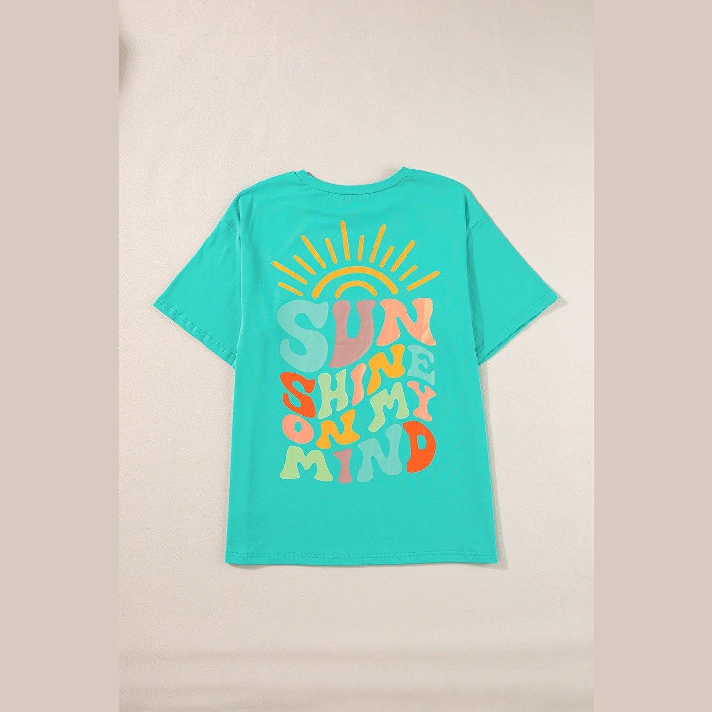 REDUCED!!! Mint Green SUNSHINE ON MY MIND Graphic Tee REDUCED!!!