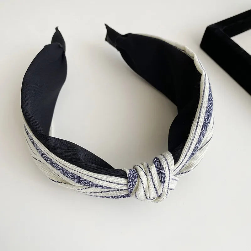 Textured Pattern Knot Headbands - 3 Colors