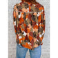 Quincey Brown Multicolor Abstract Printed Long Sleeve Blouse