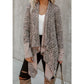 RTS Di Leopard Leopard Open Front Cardigan