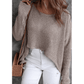 Sunelle Slouchy Dolman Sleeve High Low Sweater