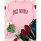 RTS Pink BE MINE Puff Graphic Pullover Sweatshirt