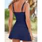 Remy Square Neck Sleeveless Tankini Swimsuit