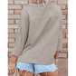 Ollie Grey Floral Starbust Exposed Seam Mineral Wash Top