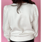 Mylie Puff Sleeve Round Neck Pullover Sweatshirt