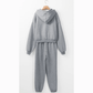 Tirzah Grey Drop Shoulder Hoodie and Joggers Activewear Set