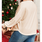 REDUCED!!!  Uma Beige Star Shape Studded Crew Neck PLUS SIZE T Shirt REDUCED!!!