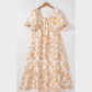 Dalia Floral Print Puff Short Sleeve Resort PLUS SIZE Maxi Dress