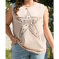 REDUCED!!!  Studded Star Lace Patchwork Hem PLUS SIZE Tank Top. REDUCED!!!