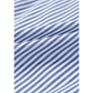 Astrid Blue Stripe Sleeveless Notched V Neck Contrast Ric Rac Mini Dress