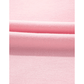 Lylah Gossamer Pink Color Block Half Buttoned Ruffled Short Sleeve T Shirt
