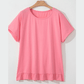 RTS Marlyn Pink Frilled Hem Loose T-Shirt