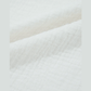 Kamren White Textured Lace Trim Pure Cotton Sleeveless Top