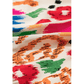 Larae Abstract Print V Neck Dolman Sleeve Ruffle Tiered Mini Dress